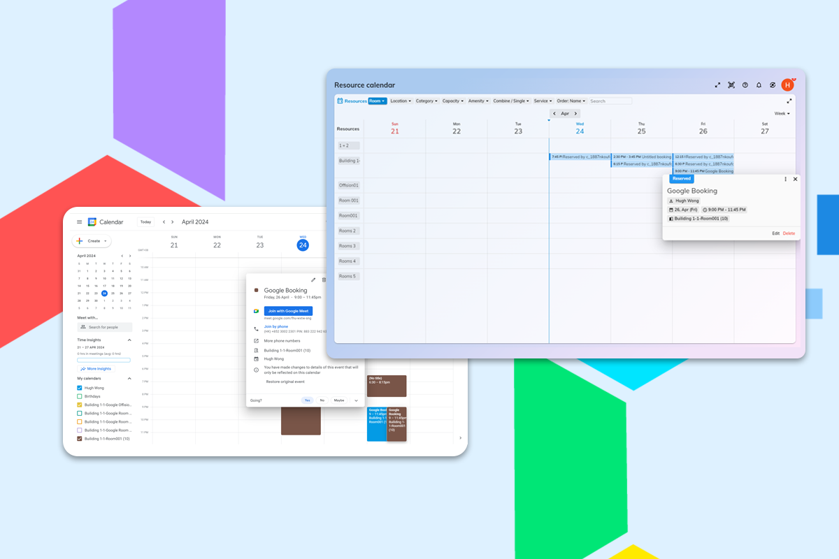 Sync resource calendars