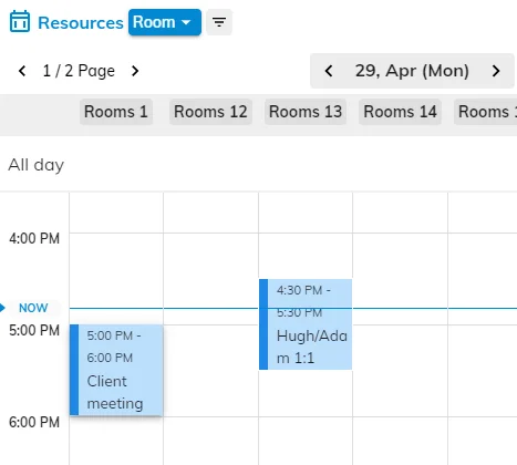 Offision - booking calendar