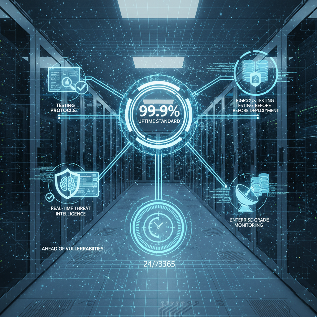 99.9% Uptime Reliability