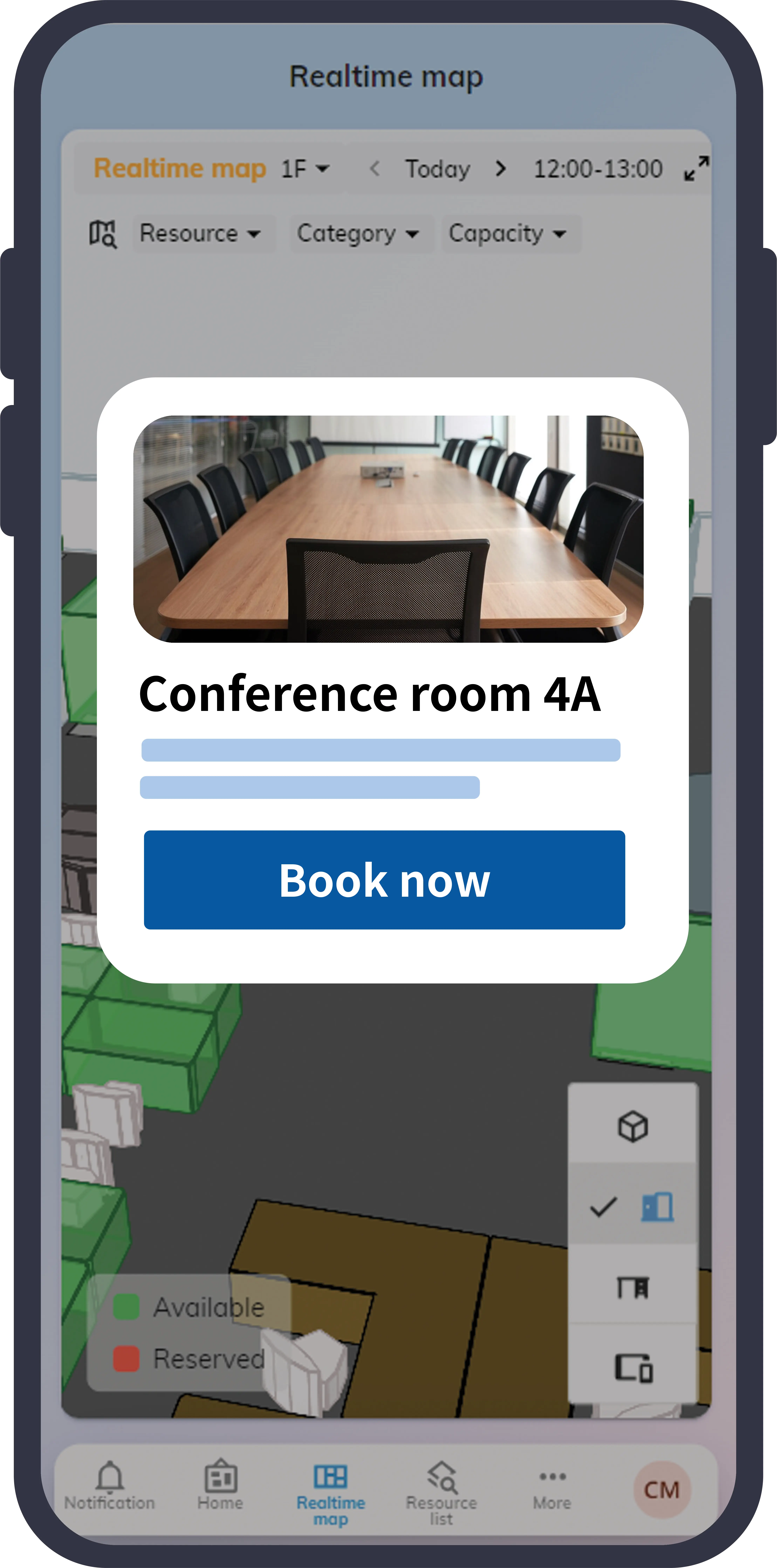 Offision - Reserve rooms